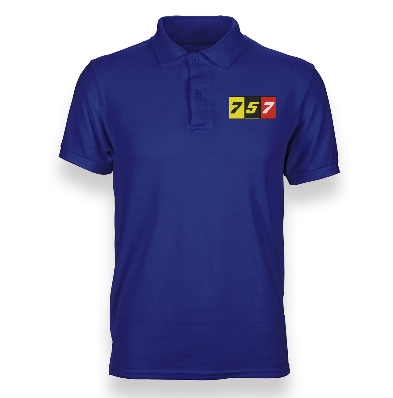 Flat Colourful 757 Designed "WOMEN" Polo T-Shirts