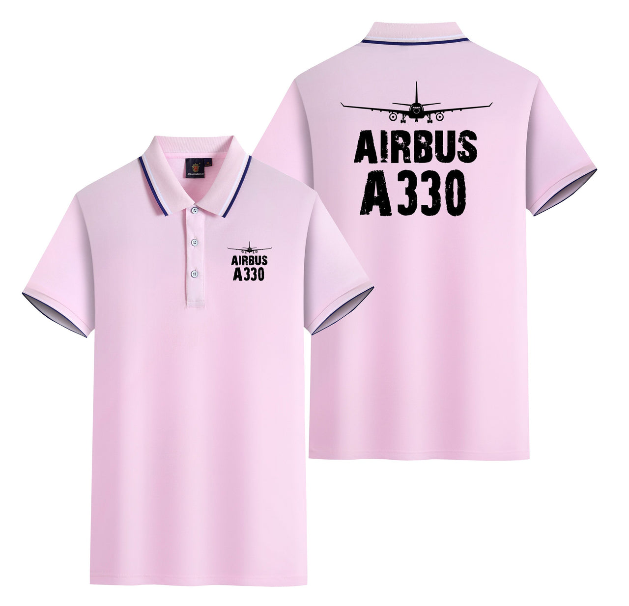 Airbus A330 & Plane Designed Stylish Polo T-Shirts (Double-Side)