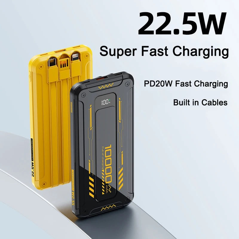 20000mAh PD22.5W Power Bank: Super Fast Charging (With Cable)
