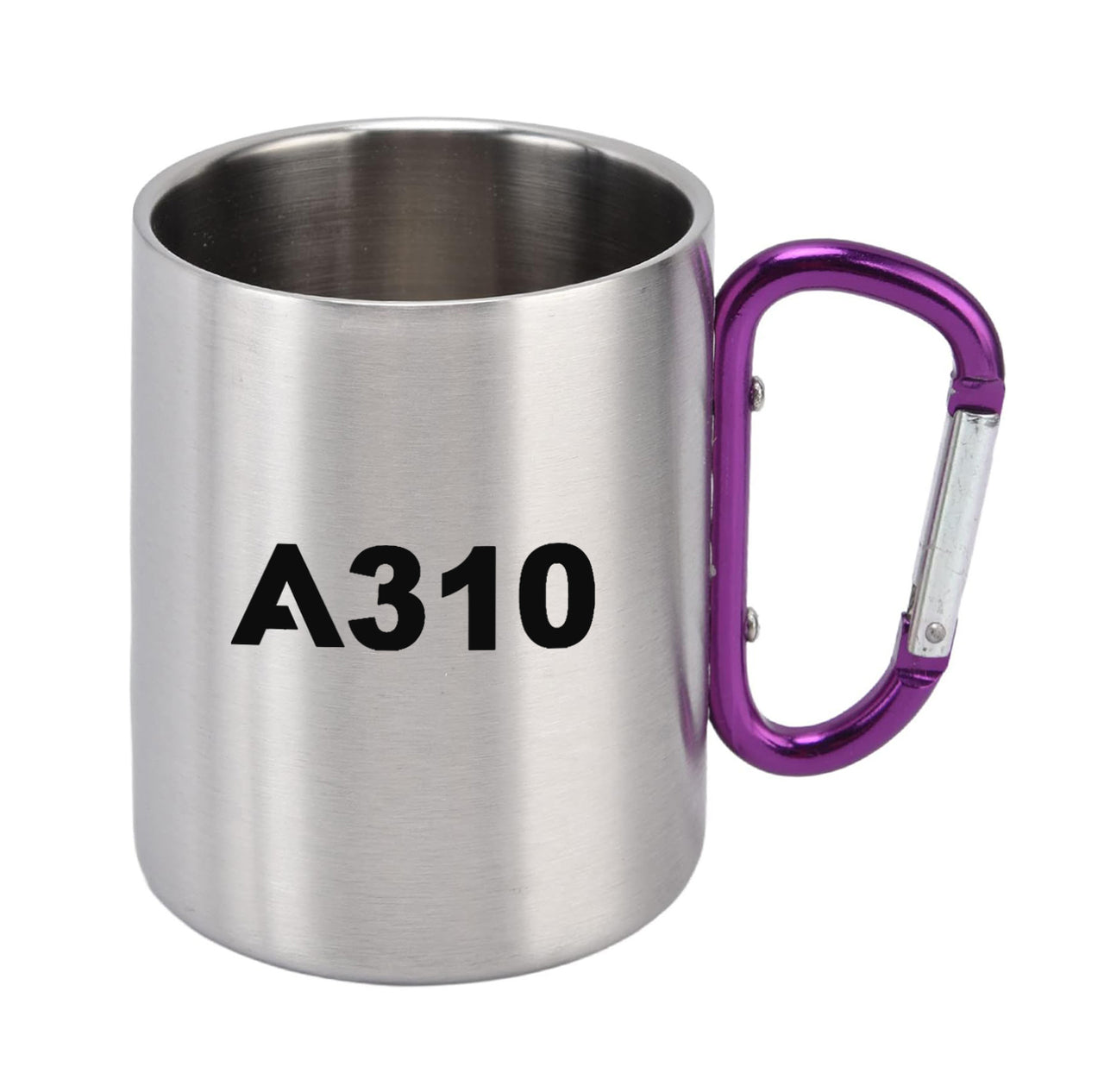 A310 Flat Text Designed Stainless Steel Outdoors Mugs