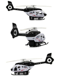 Thumbnail for 1:64 Scale Military Helicopter Alloy Toy Model (Retroactive Motion, Sound & Light Effects)