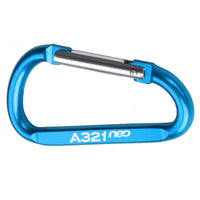 Thumbnail for A321neo & Text Designed Aluminum Alloy Carabiner Key chains