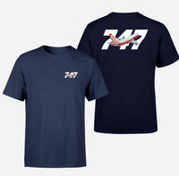 Thumbnail for Super Boeing 747 Intercontinental Designed Double-Side T-Shirts