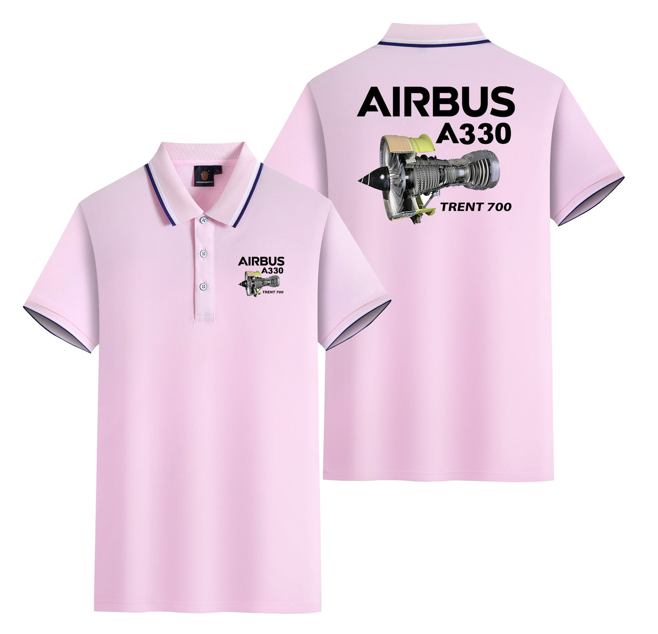 Airbus A330 & Trent 700 Engine Designed Stylish Polo T-Shirts (Double-Side)