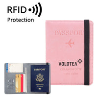 Thumbnail for Volotea Airlines Designed Passport Cover Travel Wallet Passport Holder