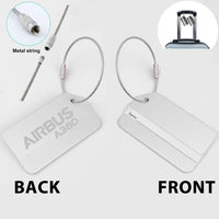 Thumbnail for Airbus A380 & Text Designed Fashion Metal Luggage Tags