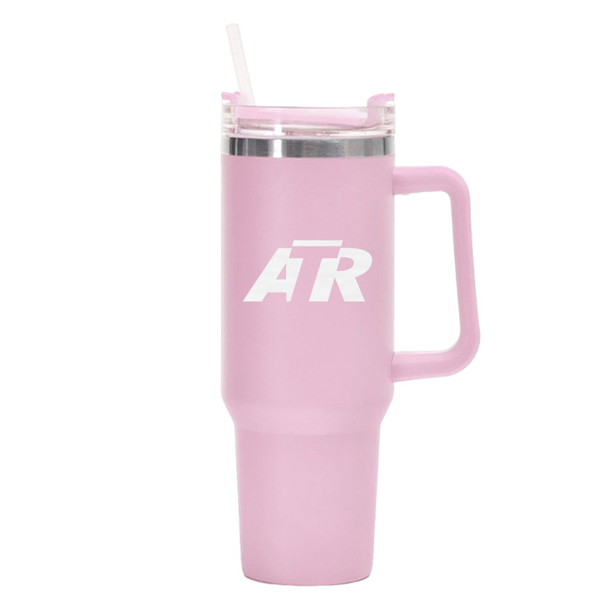 ATR & Text Designed 40oz Stainless Steel Car Mug With Holder