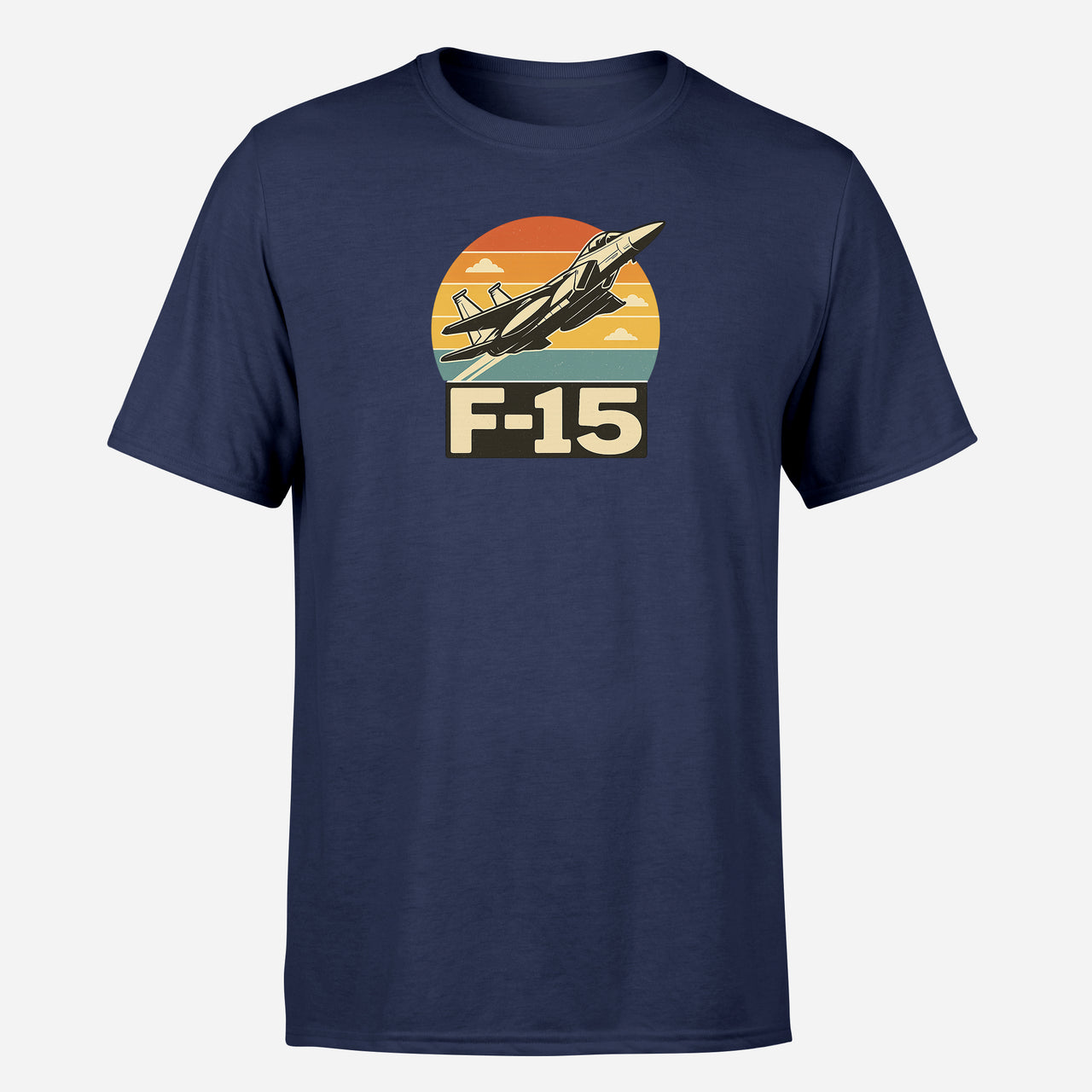 Retro Fighter Jet F15 Design Super Quality T-Shirts