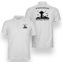 Thumbnail for Air Traffic Controllers - We Rule The Sky Designed Double Side Polo T-Shirts