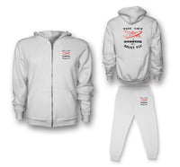 Thumbnail for The Sky is Calling and I Must Fly Designed Zipped Hoodies & Sweatpants Set