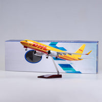Thumbnail for DHL Cargo Express Airline Boeing 737-800 Airplane Model (1/84 Scale - 47CM) - view 12