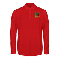 Thumbnail for Fighter Machine Designed Long Sleeve Polo T-Shirts