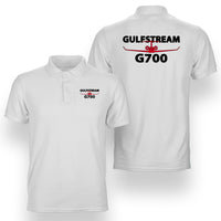 Thumbnail for Amazing Gulfstream G700 Designed Double Side Polo T-Shirts