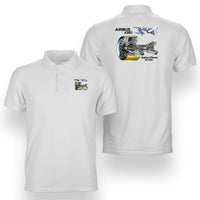 Thumbnail for Airbus A380 & GP7000 Engine Designed Double Side Polo T-Shirts