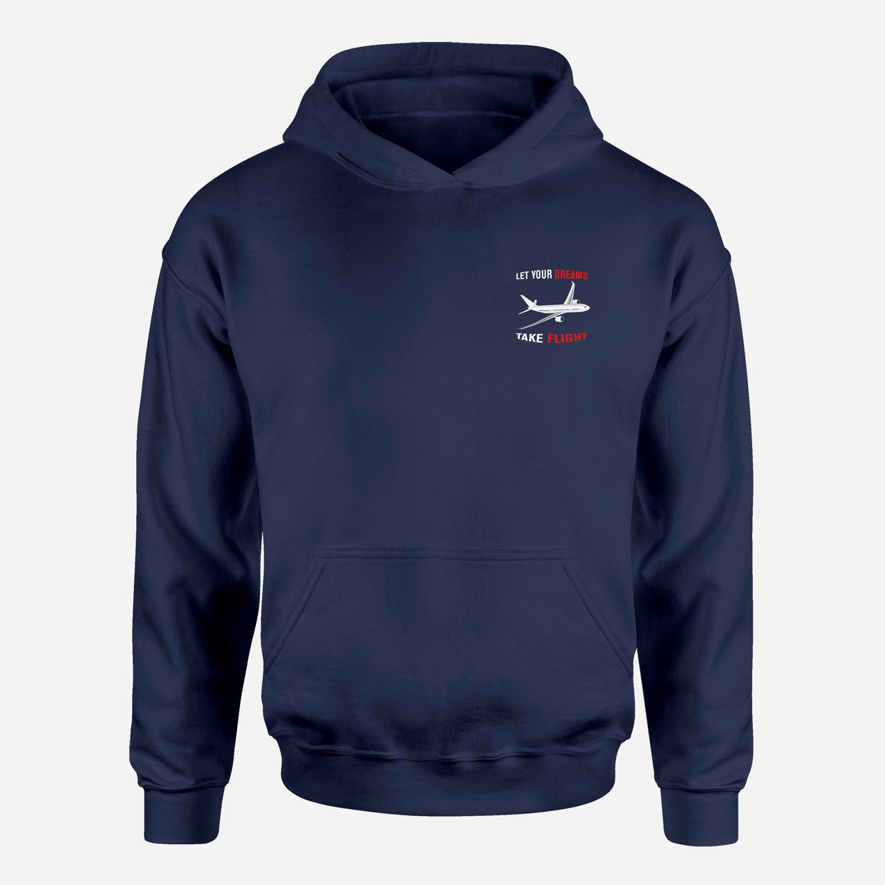 Let Your Dreams Take Flight Designed Hoodies