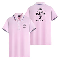 Thumbnail for Keep Calm I'm a Pilot Designed Stylish Polo T-Shirts (Double-Side)