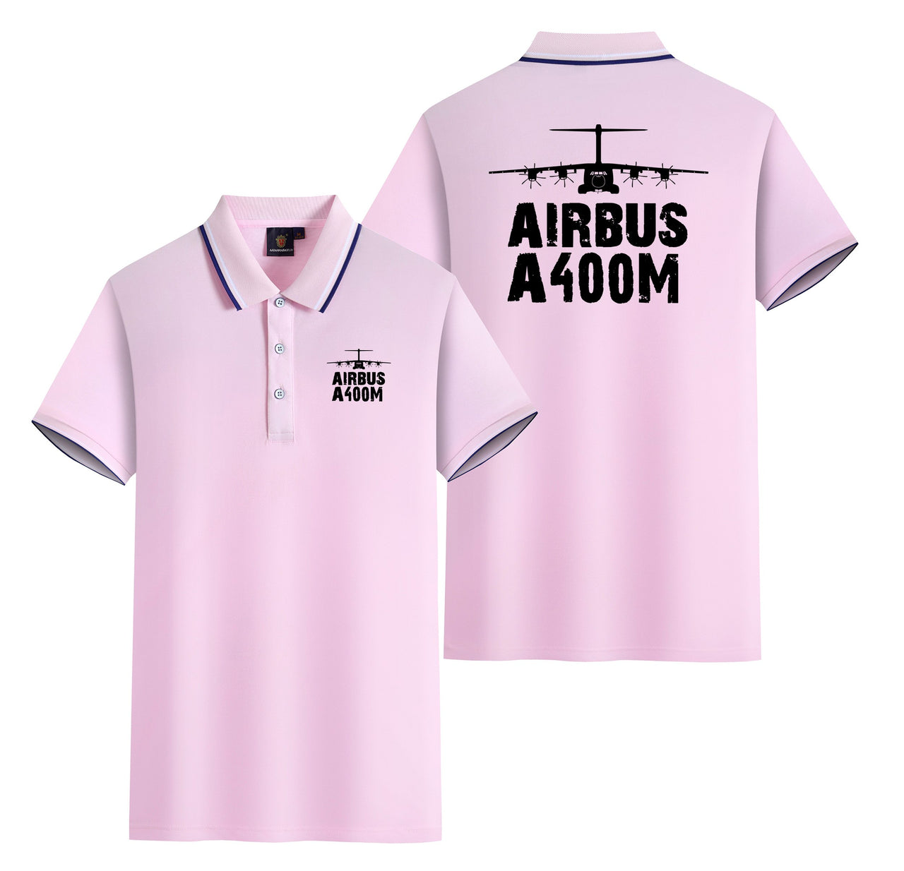 Airbus A400M & Plane Designed Stylish Polo T-Shirts (Double-Side)