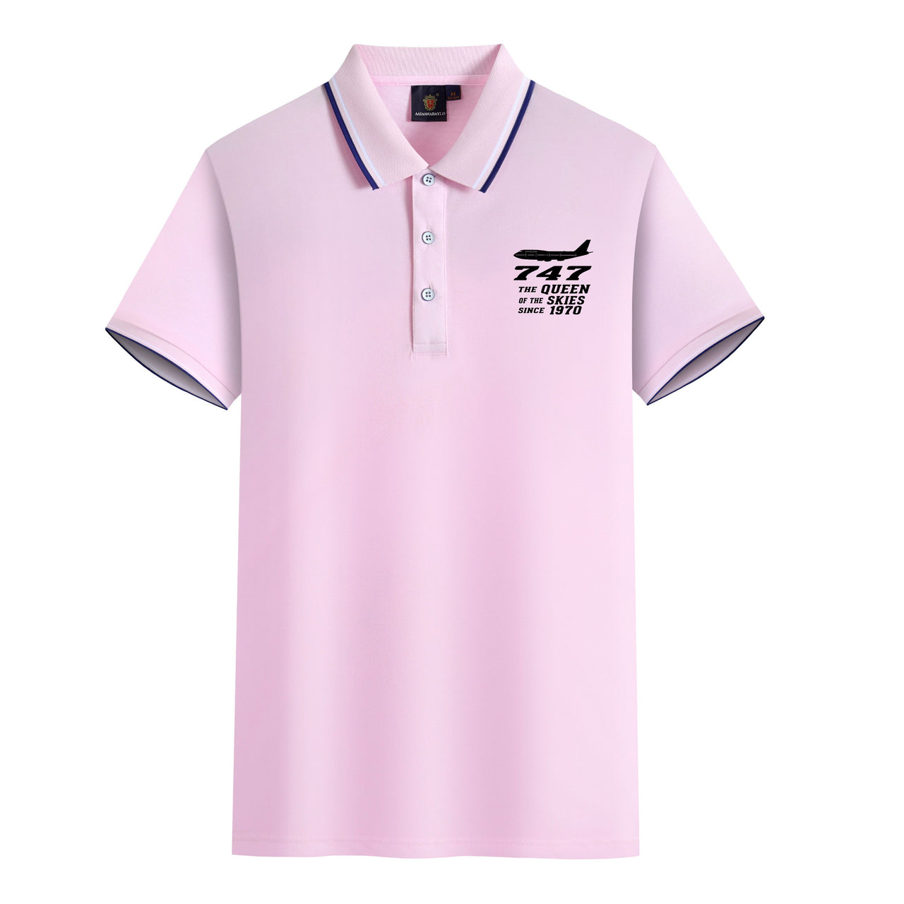 Boeing 747 - Queen of the Skies (2) Designed Stylish Polo T-Shirts