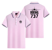 Thumbnail for Boeing 737 & Plane Designed Stylish Polo T-Shirts (Double-Side)