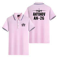 Thumbnail for Antonov AN-26 & Plane Designed Stylish Polo T-Shirts (Double-Side)