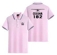 Thumbnail for Cessna 182 & Plane Designed Stylish Polo T-Shirts (Double-Side)
