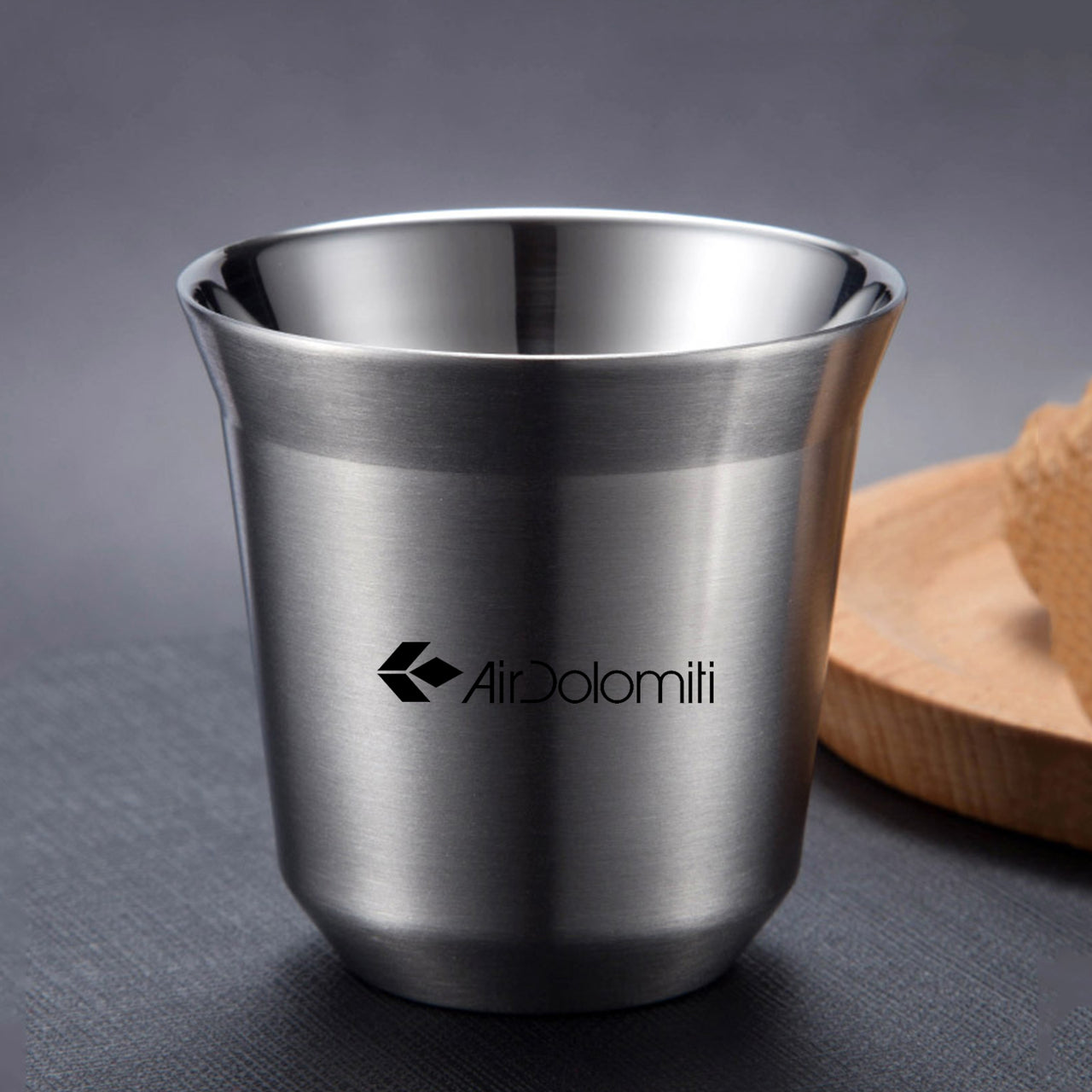 Air Dolomiti  Airlines Designed Double Wall Stainless Steel Coffee Mugs