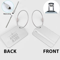 Thumbnail for Airbus A380 & Plane Designed Fashion Metal Luggage Tags