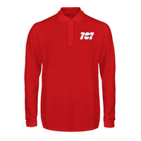 Thumbnail for Super Boeing 787 Designed Long Sleeve Polo T-Shirts