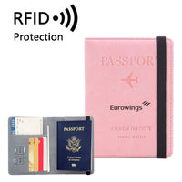 Thumbnail for Eurowings Airlines Designed Passport Cover Travel Wallet Passport Holder