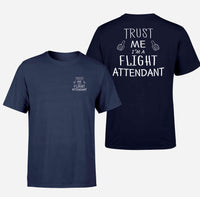 Thumbnail for Trust Me I'm a Flight Attendant Designed Double-Side T-Shirts
