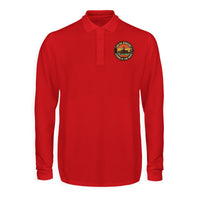 Thumbnail for Retro Apache AH-64 Designed Long Sleeve Polo T-Shirts