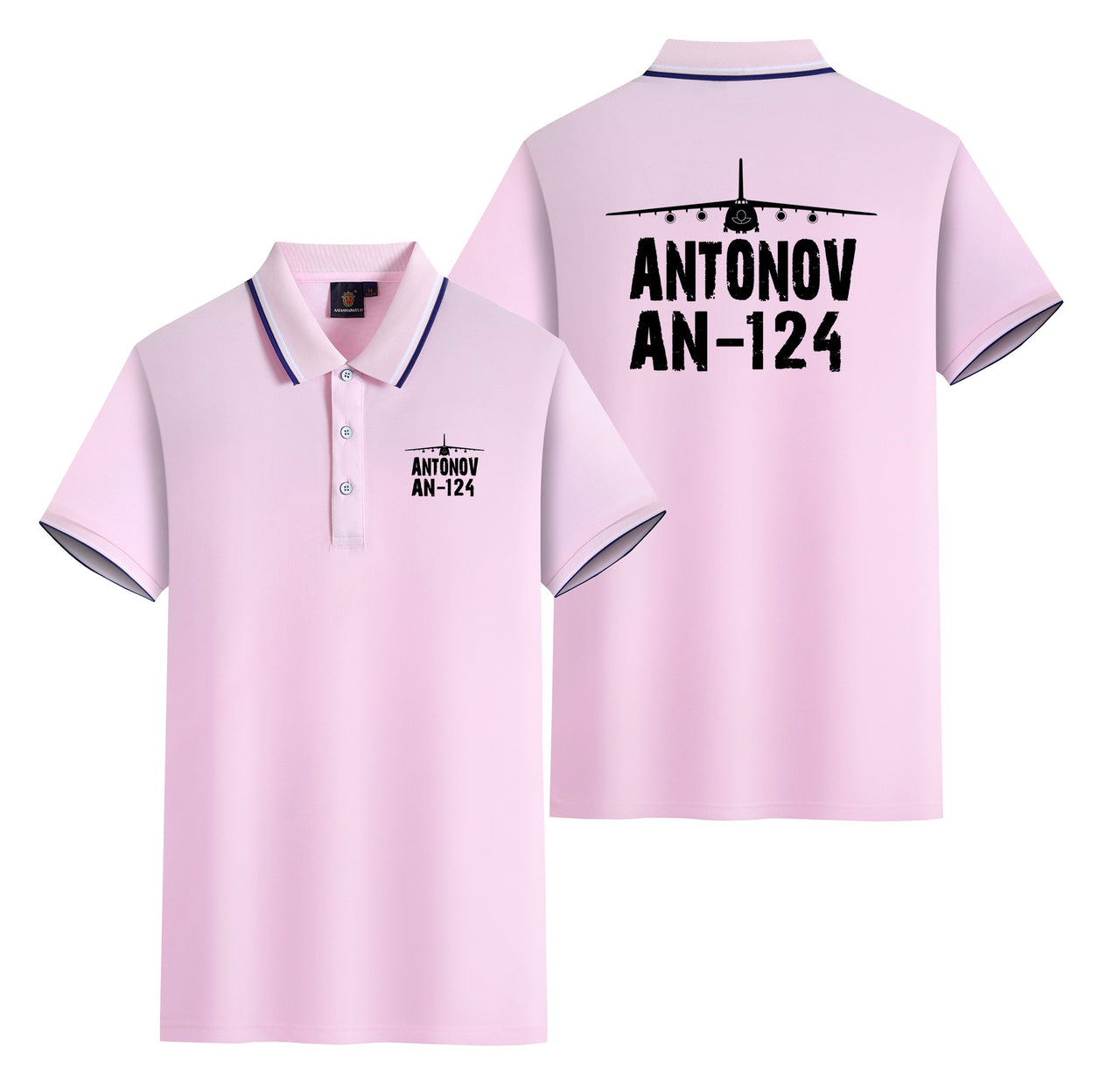 Antonov AN-124 & Plane Designed Stylish Polo T-Shirts (Double-Side)