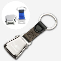 Thumbnail for Custom Name (US Air Force & Star) Designed Airplane Seat Belt Key Chains