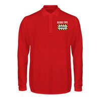 Thumbnail for Blood Type AVGAS Designed Long Sleeve Polo T-Shirts