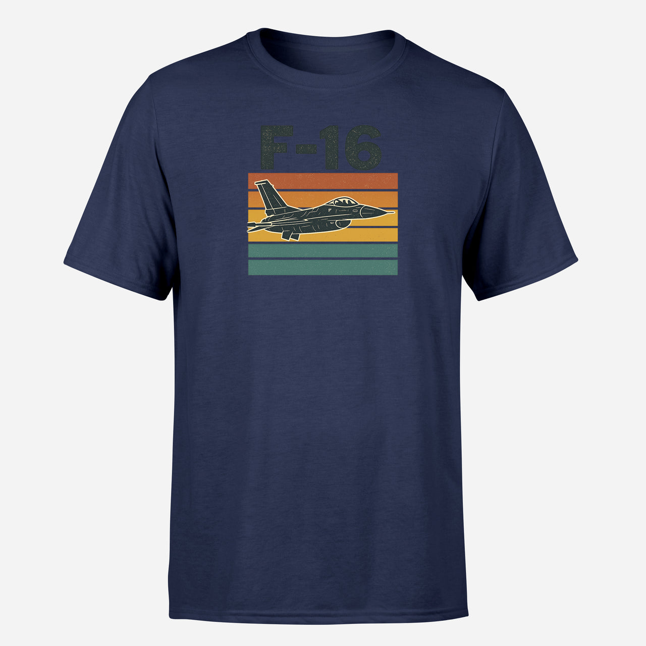 Retro Fighter Jet F16 Design Super Quality T-Shirts