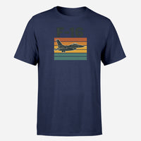 Thumbnail for Retro Fighter Jet F16 Design Super Quality T-Shirts