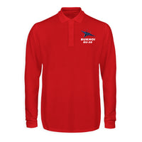 Thumbnail for The Sukhoi SU-35 Designed Long Sleeve Polo T-Shirts