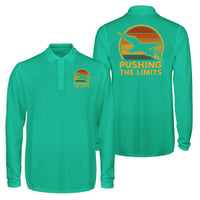 Thumbnail for Pushing The Limits Retro Designed Long Sleeve Polo T-Shirts (Double-Side)