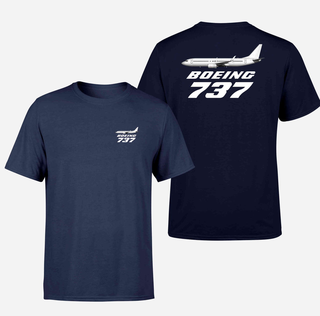 The Boeing 737 Designed Double-Side T-Shirts