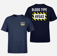 Thumbnail for Blood Type AVGAS Double-Side T-Shirts