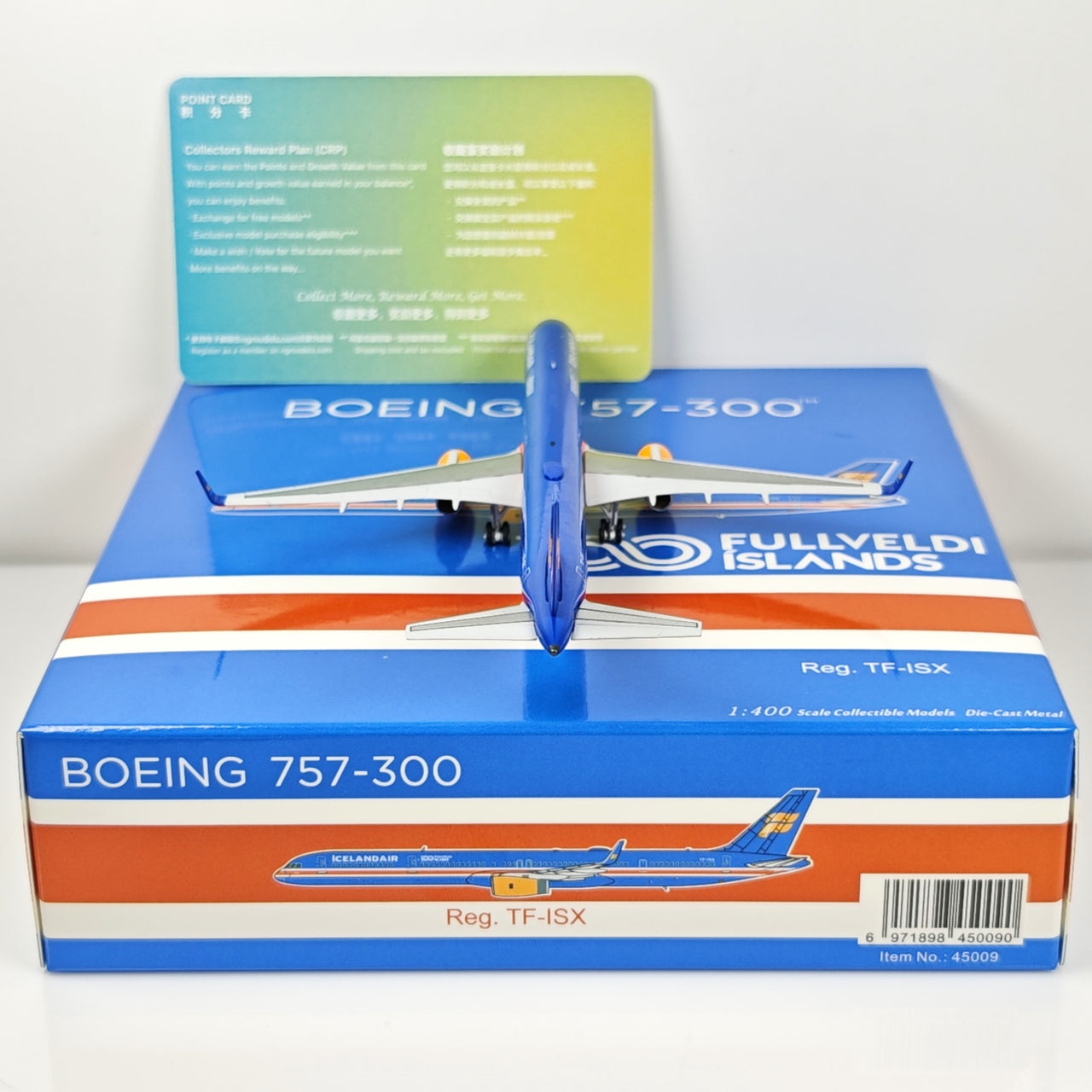 ICELAND AIR Boeing B757-200 N757AF Airplane Model (1:400 Scale)