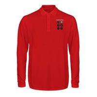 Thumbnail for Pilot's 6 Pack Designed Long Sleeve Polo T-Shirts