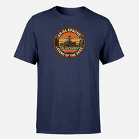 Thumbnail for Retro Apache AH-64 Design Super Quality T-Shirts