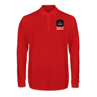 Thumbnail for Keep It Coordinated Designed Long Sleeve Polo T-Shirts