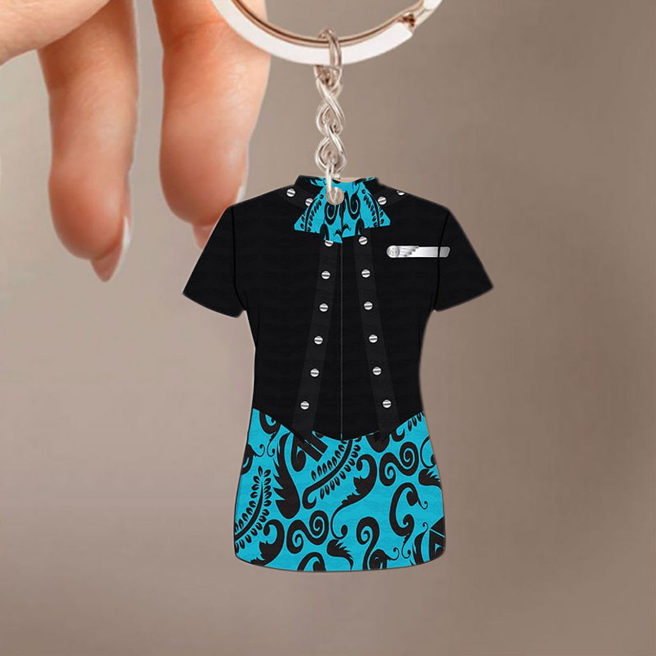 Air New Zealand Uniform Acrylic Keychain