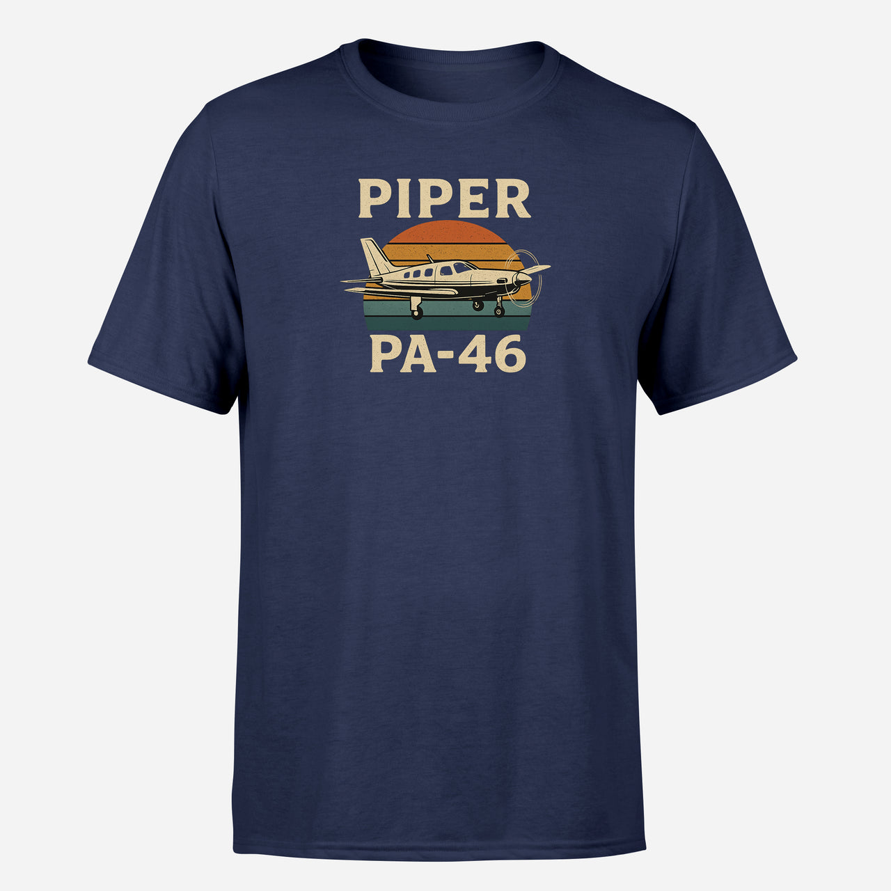 Retro Piper PA-46 Design Super Quality T-Shirts