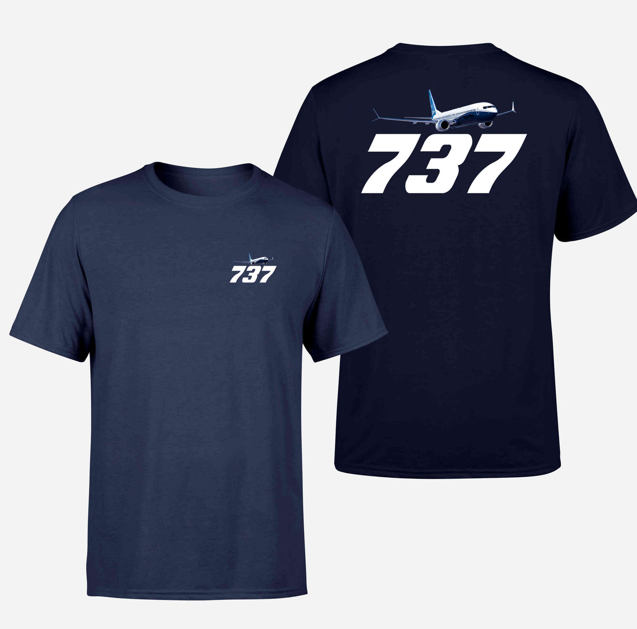 Super Boeing 737-800 Designed Double-Side T-Shirts