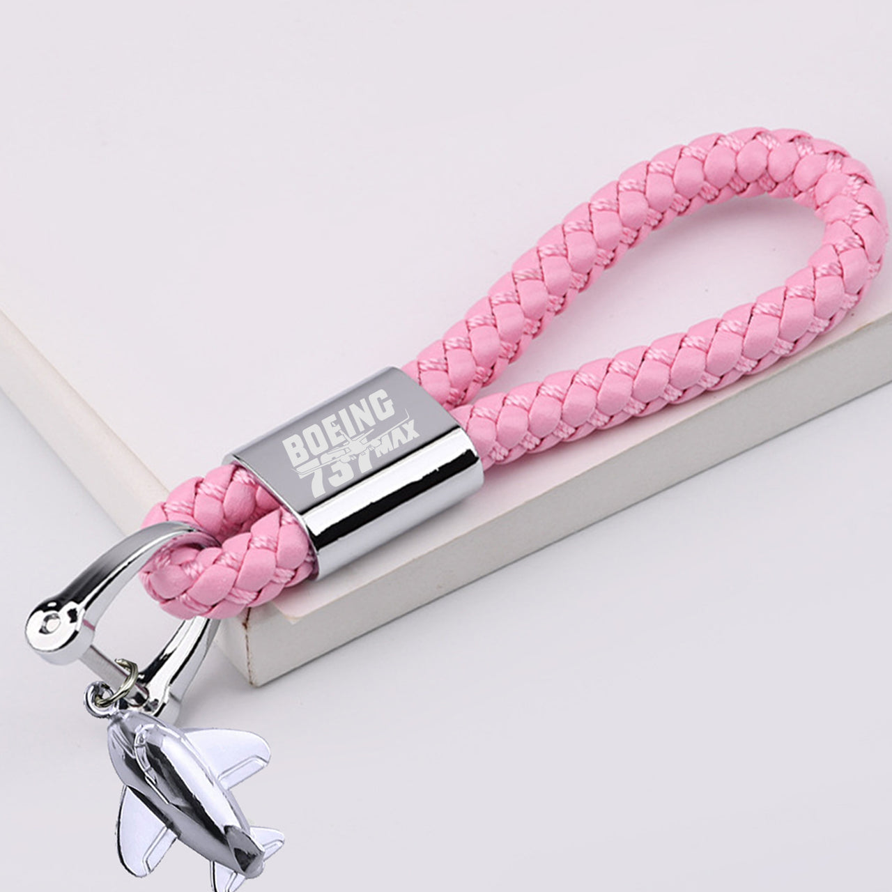 Amazing 737 Max Designed Leather Car Key Chains