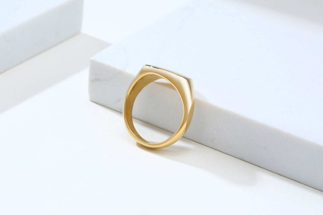 Your Custom Design & Image & Logo & Text Design  14MM Stainless Steel Smooth Ring (2)