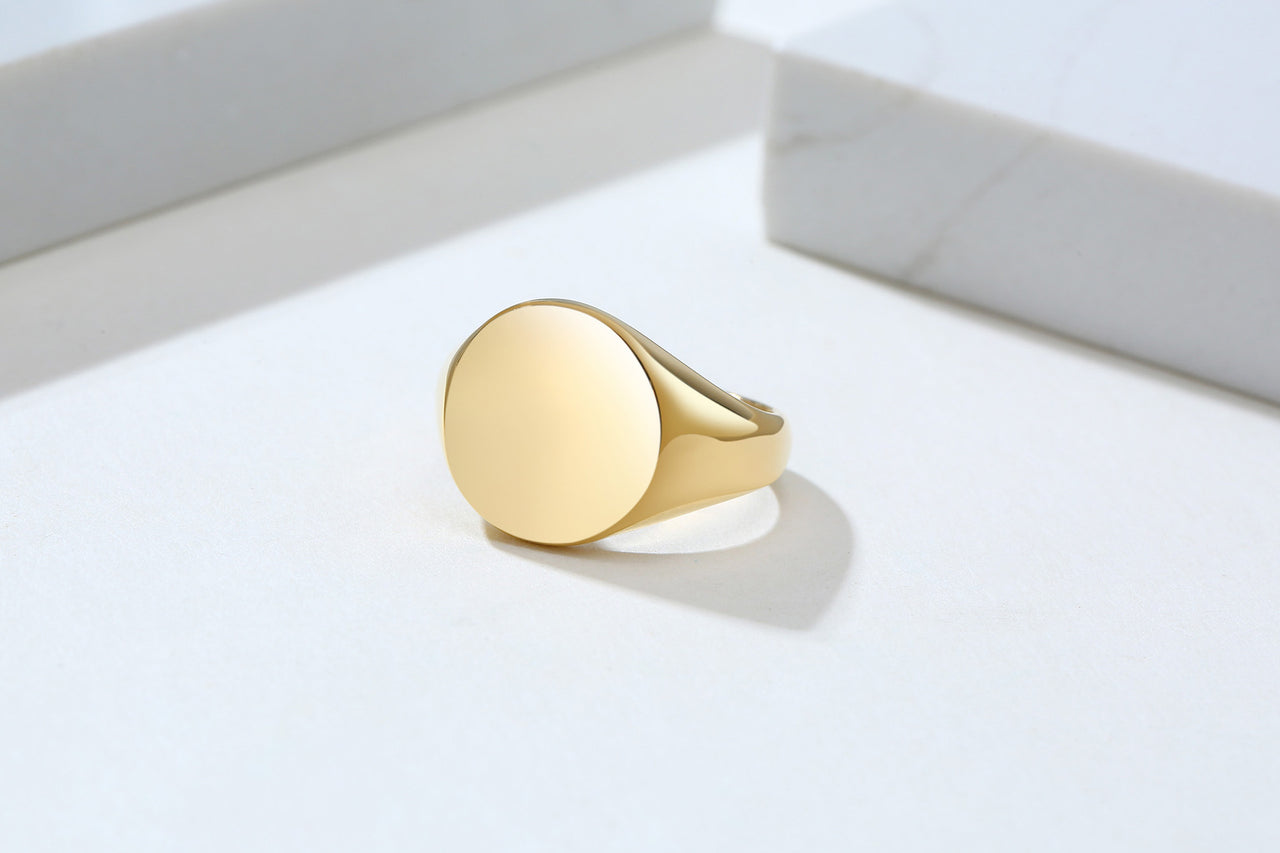 Your Custom Design & Image & Logo & Text Design  14MM Stainless Steel Smooth Ring (2)